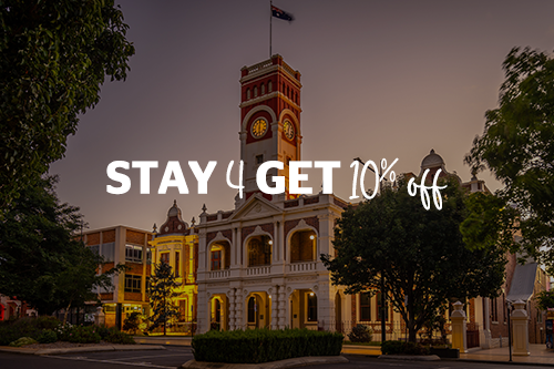 STAY 4 GET 10% OFF