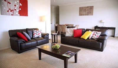 Toowoomba Central Plaza Apartment Hotel - Three Bedroom Accommodation Lounge